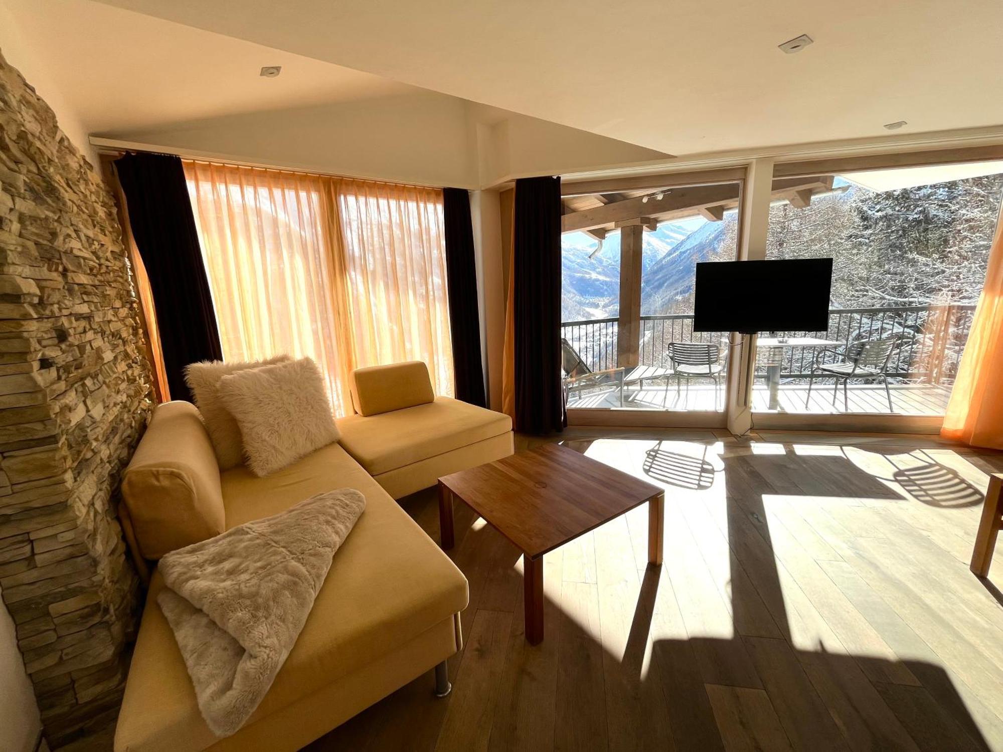 Waldhotel Fletschhorn Panoramic Retreat In Saas Fee Exterior photo